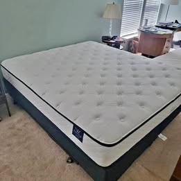 Brand new Queen size mattress and box spring with free home delivery 🚚