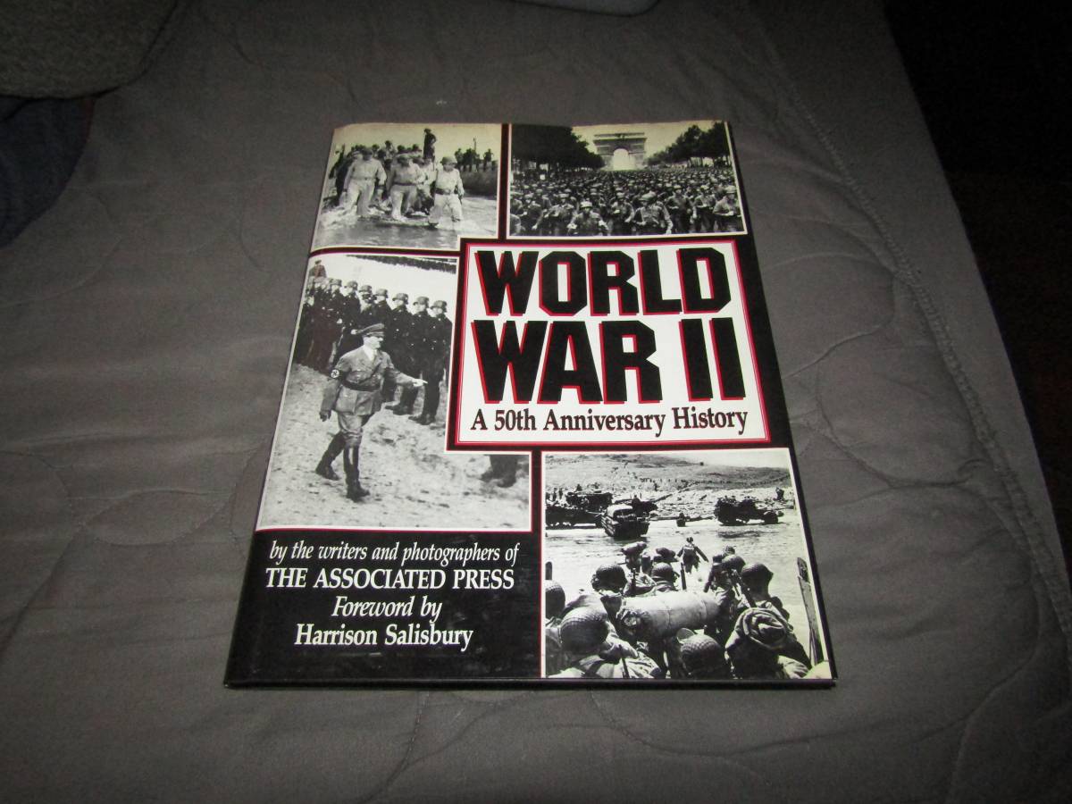 World War II: A 50th Anniversary History Associated Press HC/dj 1st Ed