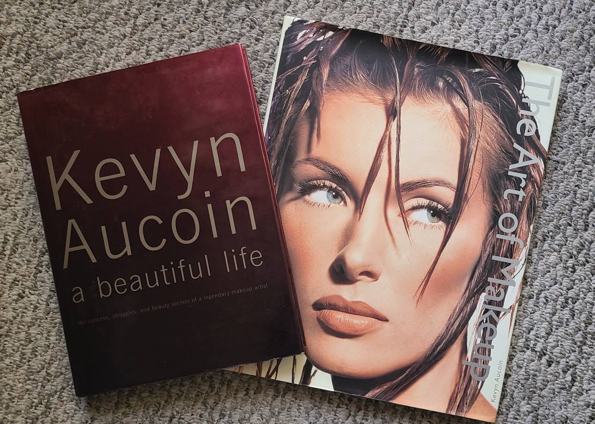 Kevin Aucoin HARDCOVER 2 Book Collection including The Art of Makeup