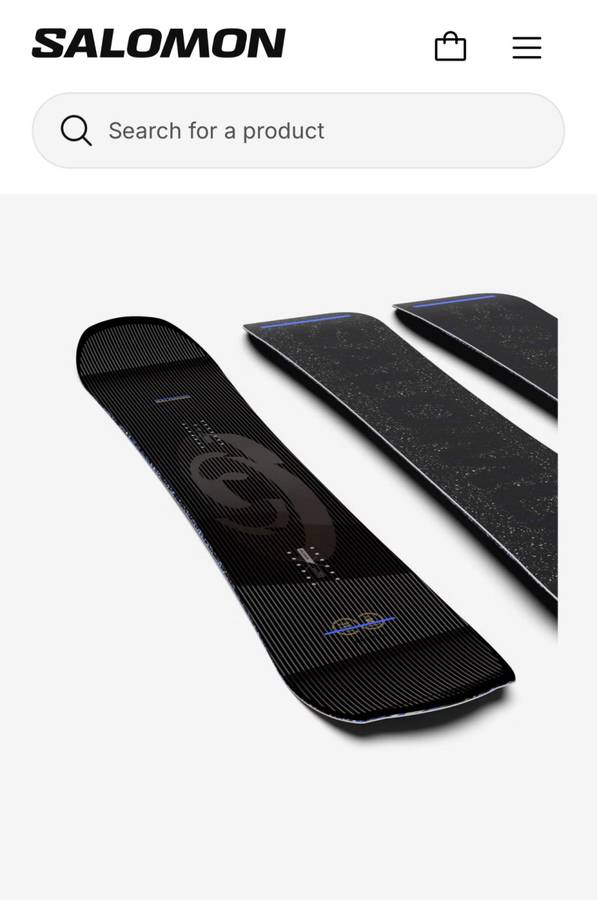 60% off New Solomon Fastlane snowboard 163
