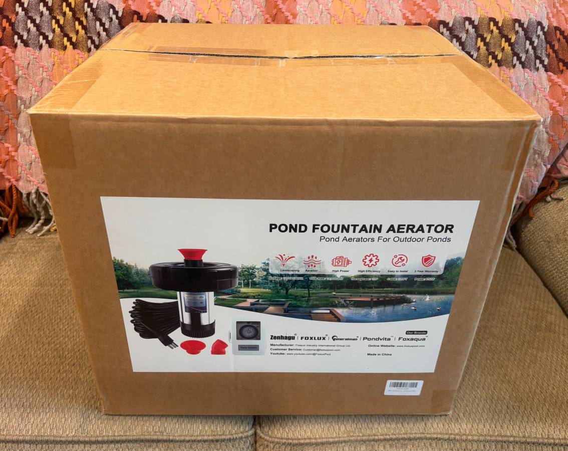 Pond Fountain Aerator - New In Box