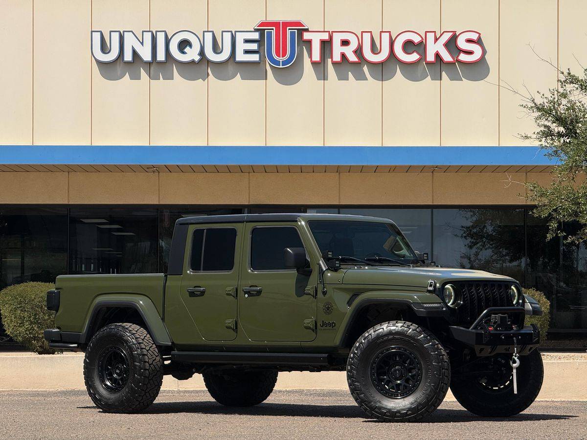 2021 JEEP GLADIATOR WILLYS CREW 4X4 ECO DIESEL UNIQUE TRUCKS
