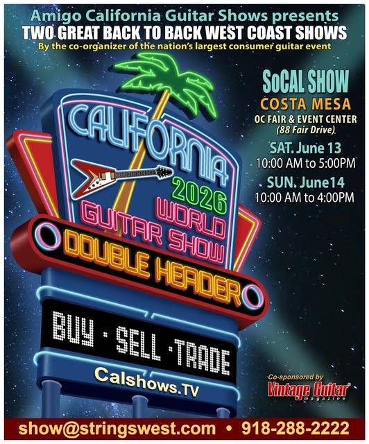 SoCAL WORLD GUITAR SHOW BOOTHS FOR SALE