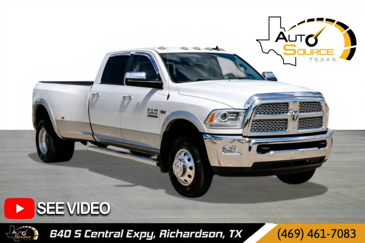 2014 Ram 3500 4x4 4WD Truck Dodge Laramie Crew Cab