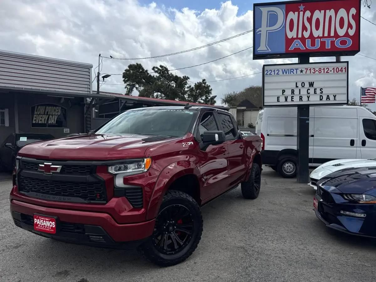 2022 CHEVROLET SILVERADO 1500RSTBLACK WIDOW360 CAMERASUNROOF