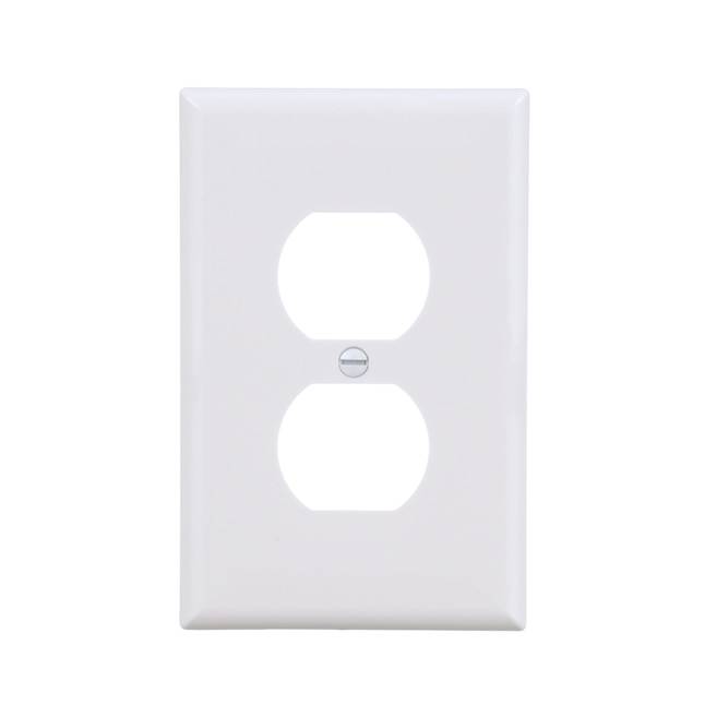 New in the Box - 4x 250 case ct - Eaton PJ8W Duplex Wall Plates,White