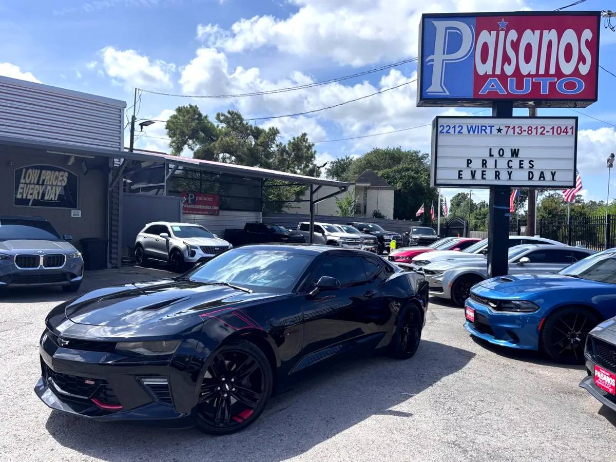 2018 CHEVROLET CAMARO 2SSLEATHERSUNROOFREVERSE CAMERA