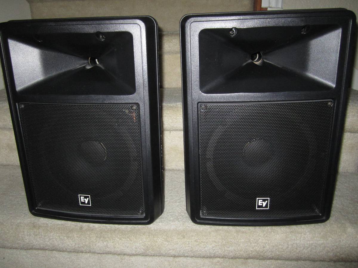 EV SX80 Professional Hi-Performance Two-Way Passive PA Speakers