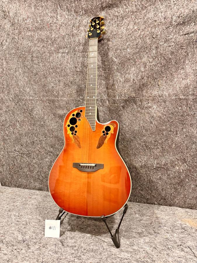 Ovation 1778LX Elite LX Sunburst Acoustic/Electric Guitar with Case