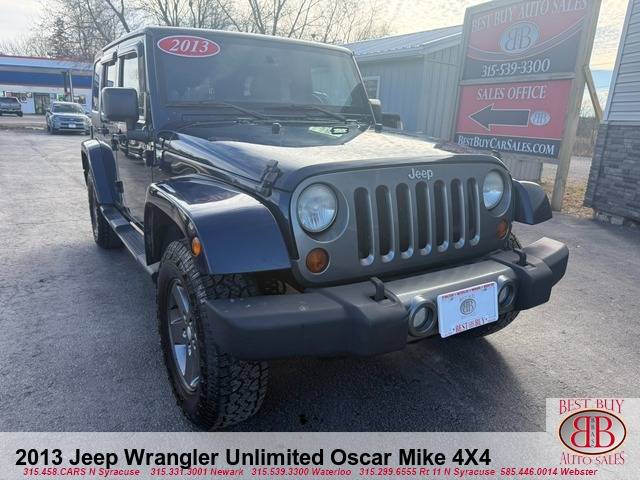 2013 JEEP WRANGLER UNLIMITED OSCAR MIKE 4X4! HEATED LEATHER! TOUCHSCRE