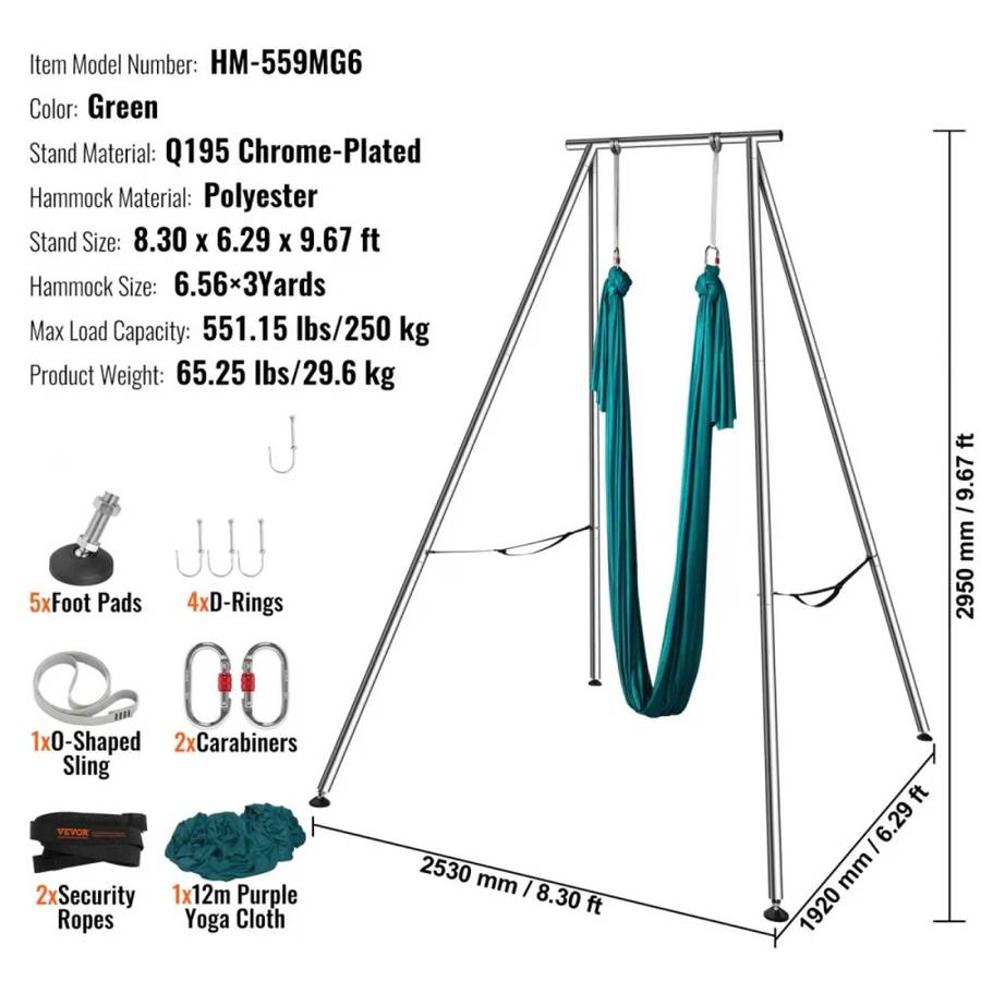 Aerial yoga stand