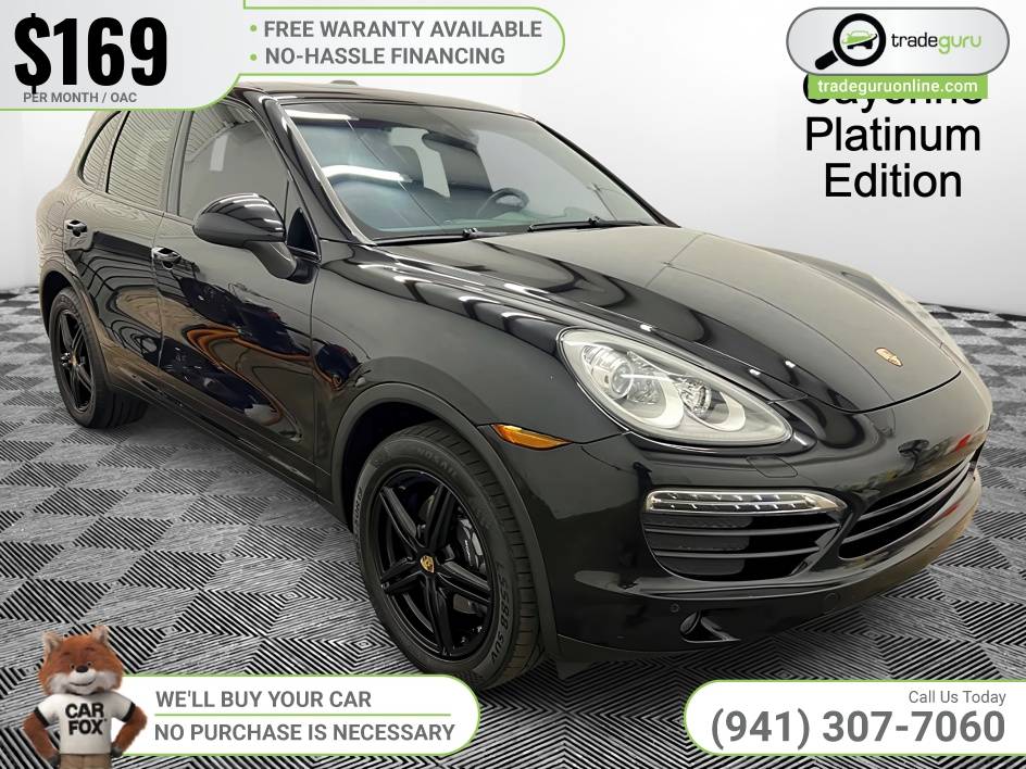 169/mo - 2014 Porsche Cayenne Platinum Edition