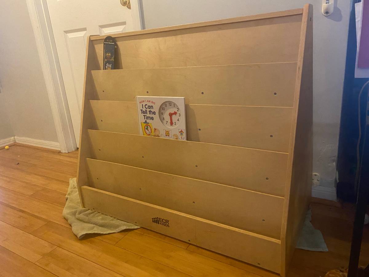 Large Children's Bookshelf Used but like new condition