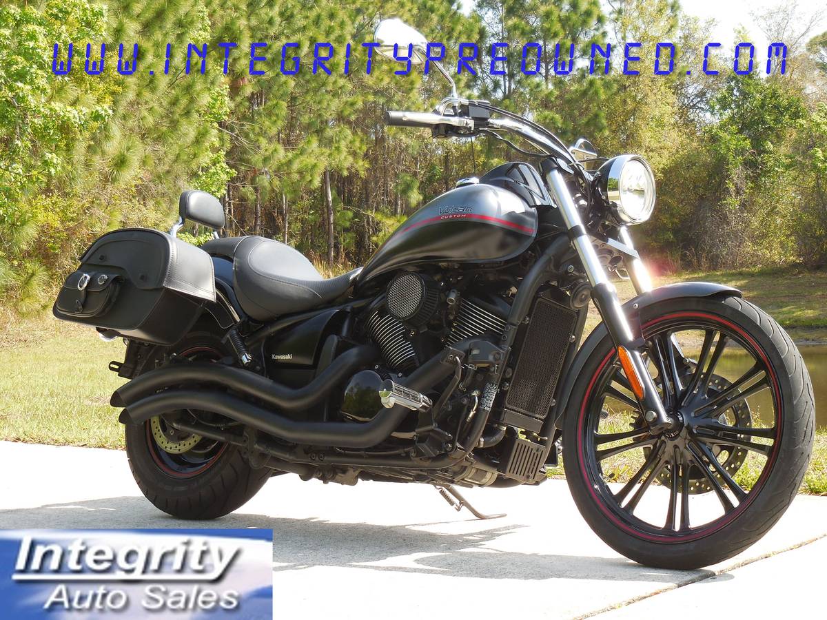 2014 KAWASAKI VULCAN CUSTOM SUPER CLEAN BIKE RUNS EXCELLENT NO BS FEES