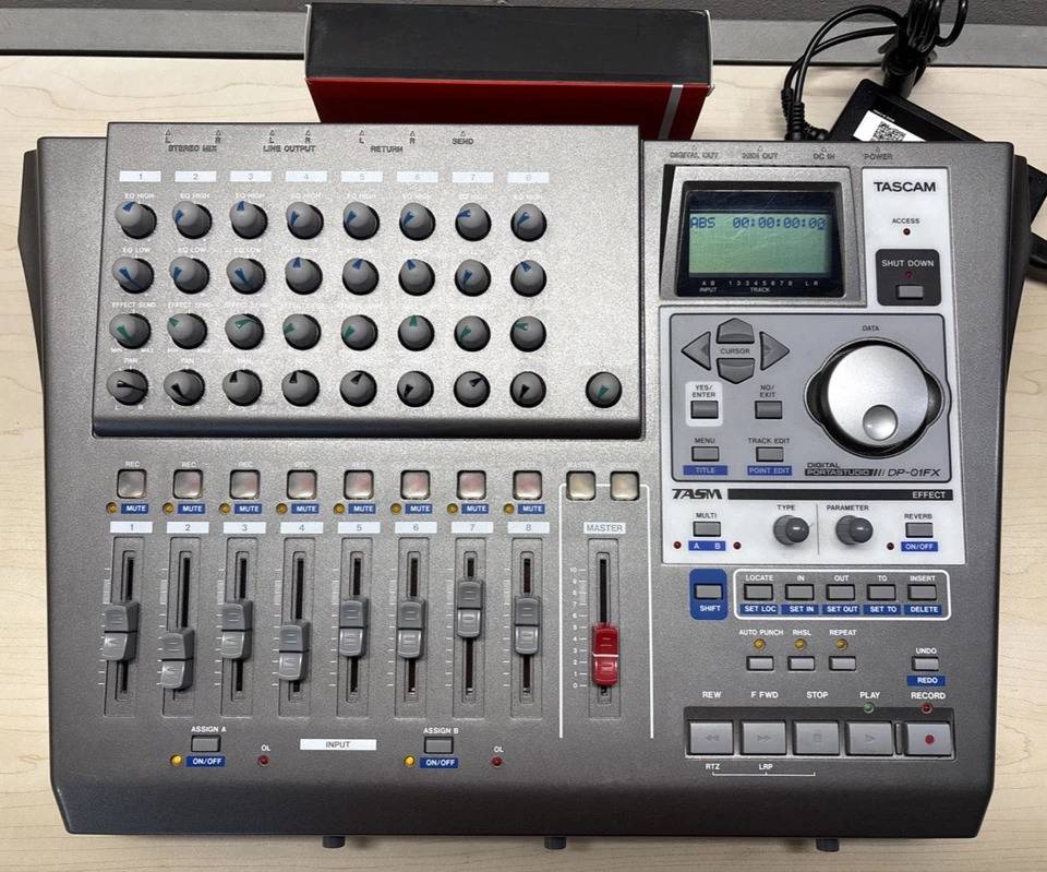 Tascam DP-01FX 8-Track Digital Portastudio Multitrack Recorder Effect