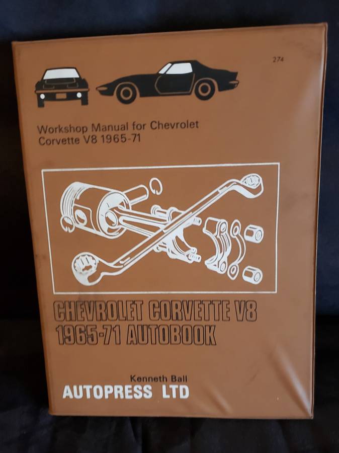 Workshop Manual for Chevrolet Corvette V8 1965-71