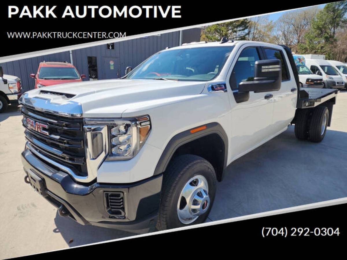 2022 GMC Sierra 3500 HD PRO DRW 4x4 Farm Hauler Flatbed Work Truck