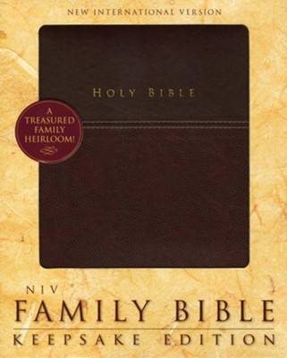 NIV Family Bible Keepsake Edition (New)