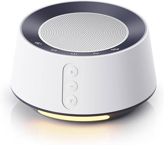 Let's Fit White Noise Sound Machine with 14 Soothing Sounds and 10 Lev