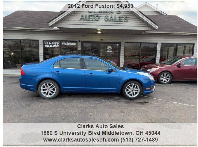 2012 Ford Fusion SEL 4dr Sedan Leather , sun roof 111792 Miles