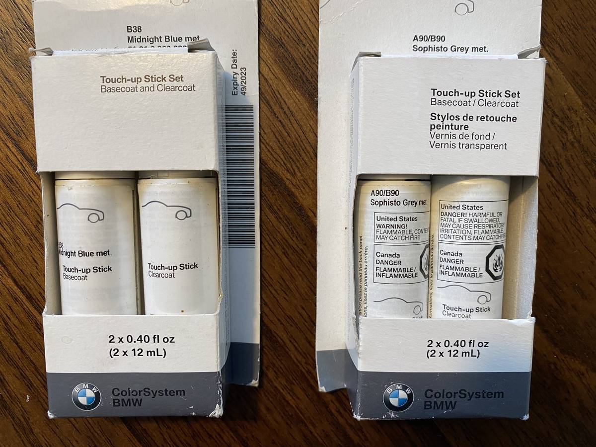 BMW Touch-up Paint (Blue, Grey, Silver)