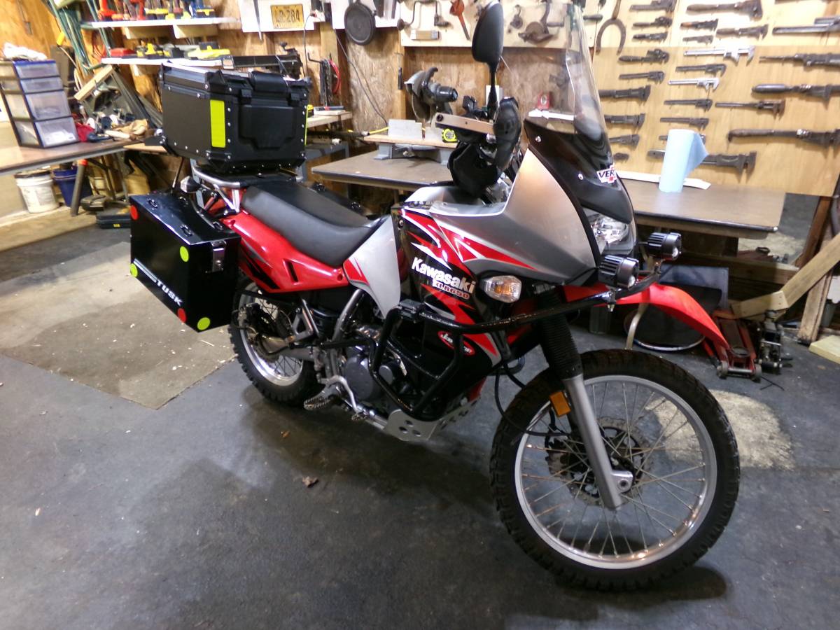 kawasaki KLR 650 reduced