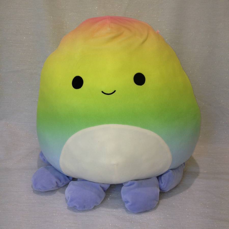 Squishmallows™ 16” Elodie The Octopus Pastel Rainbow