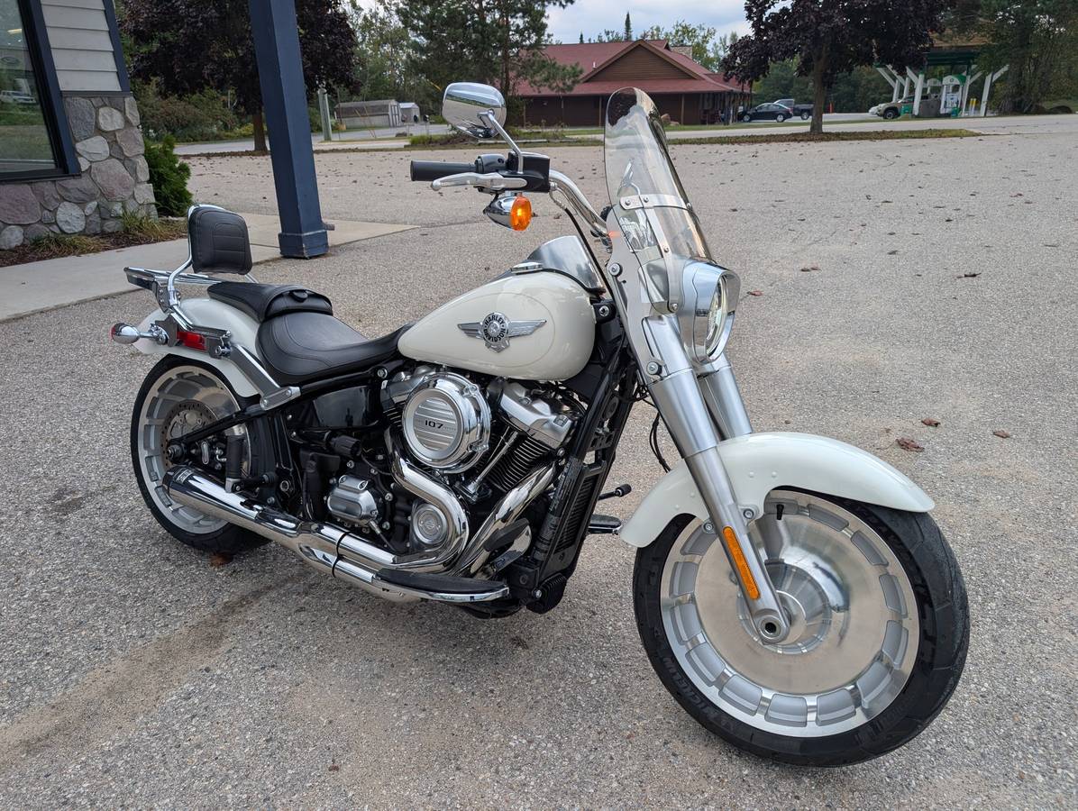 2018 Harley Fat Boy - 107", Bassani 2-1 exhaust - 4,200 miles