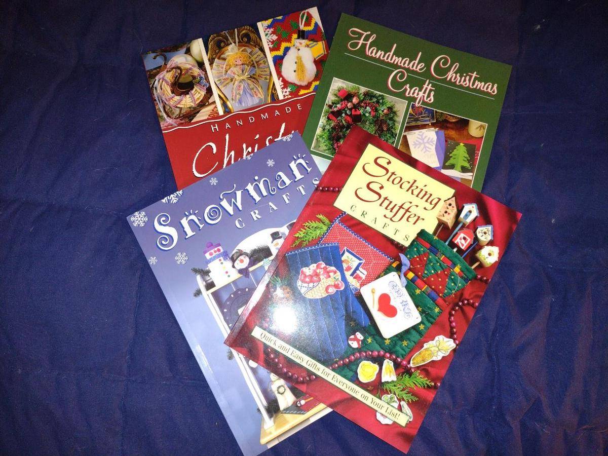 Set of 4 Christmas Crafting Books