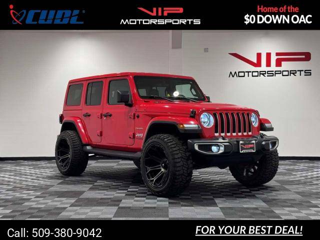2018 Jeep Wrangler Unlimited Sahara suv Firecracker Red