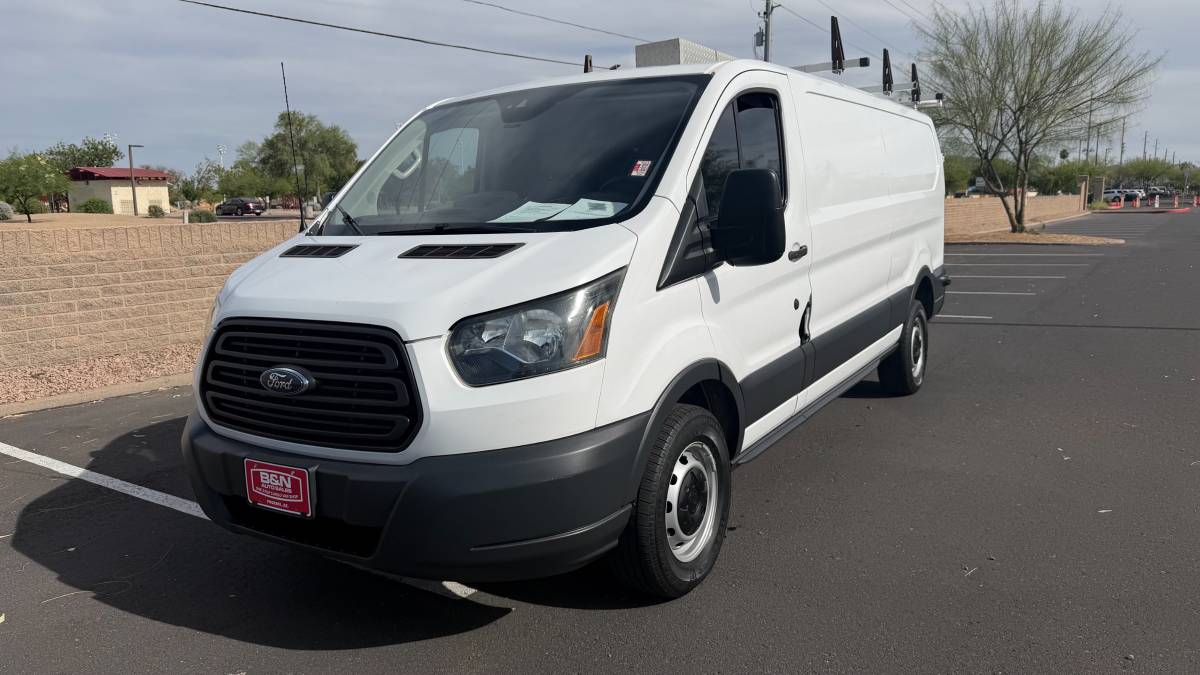 2018 FORD TRANSIT EXTENDED CARGO VAN WORK TRUCK WITH SHELVES