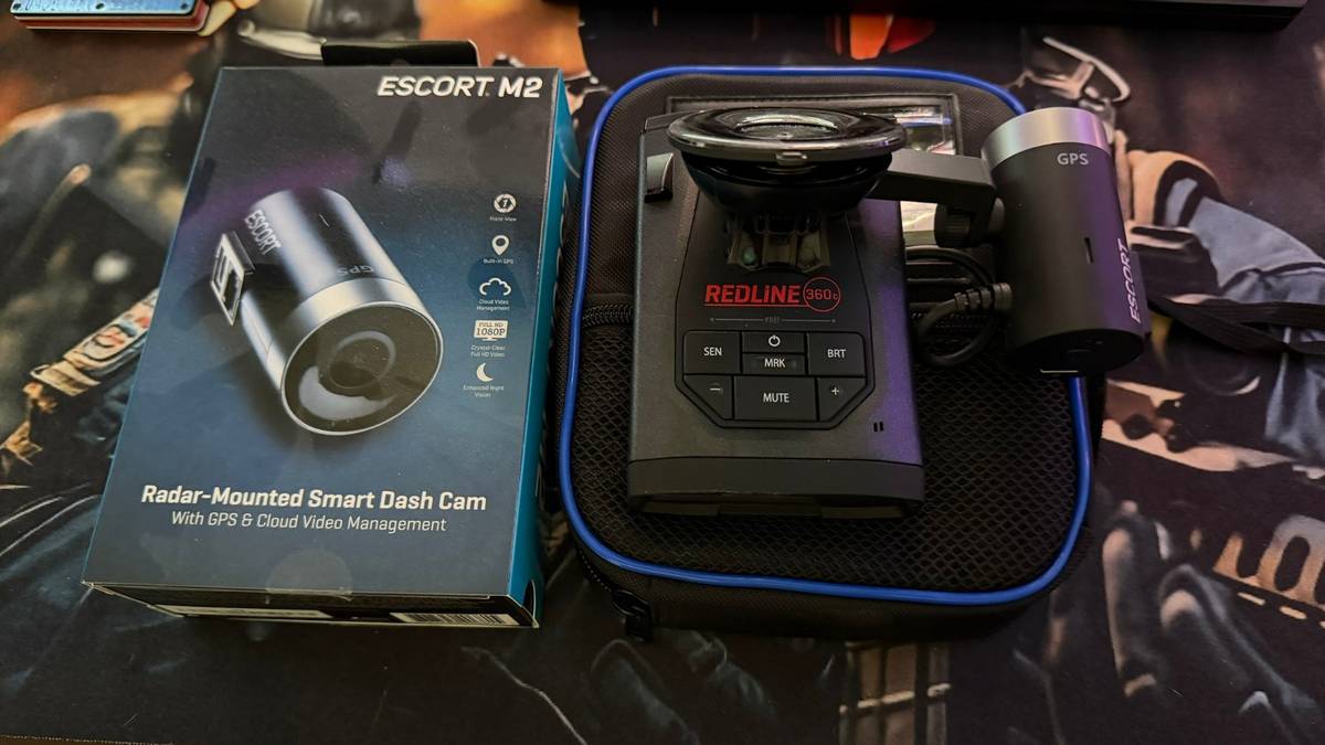 Redline 360c radar detector + M2 Dash Cam Bundle