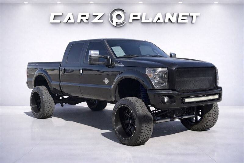 2015 Ford F-250 4x4 4WD F250 Super Duty Platinum LIFTED DIESEL TRUCK CUSTOM Tru