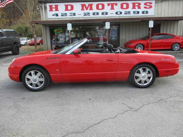 2004 FORD THUNDERBIRD DROPTOP V8 AUTO ALL POWER HEATED SEATS LOW MILES