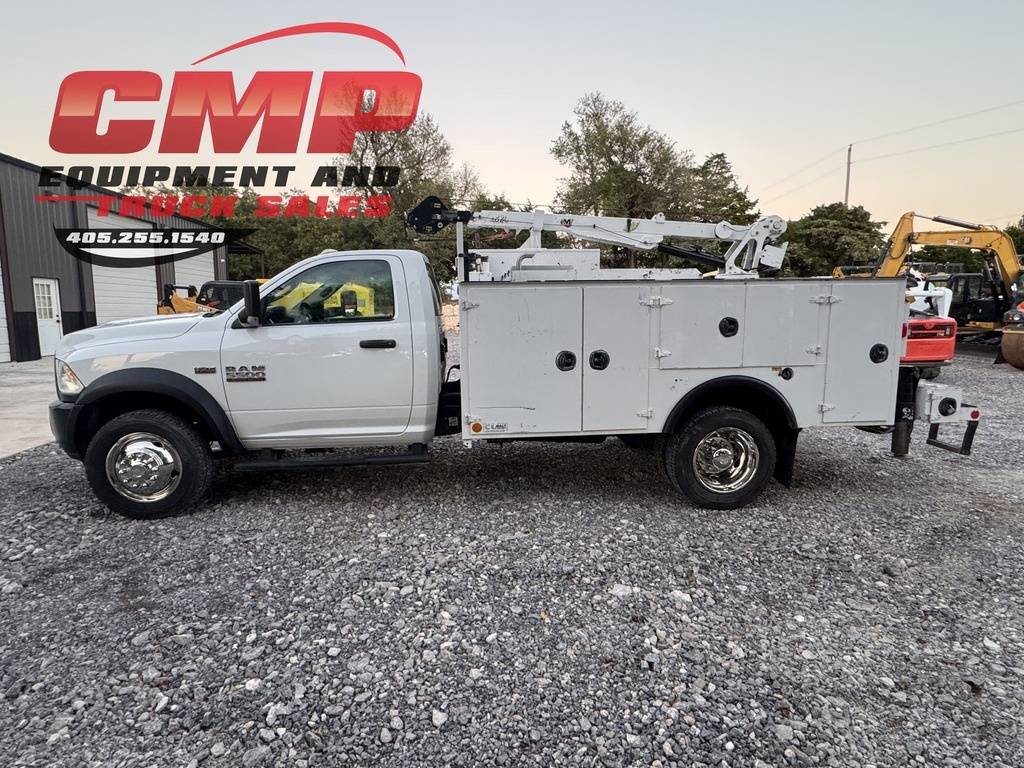 2018 Dodge Ram 5500 5000lb Crane Miller Empak Mechanics Service Truck