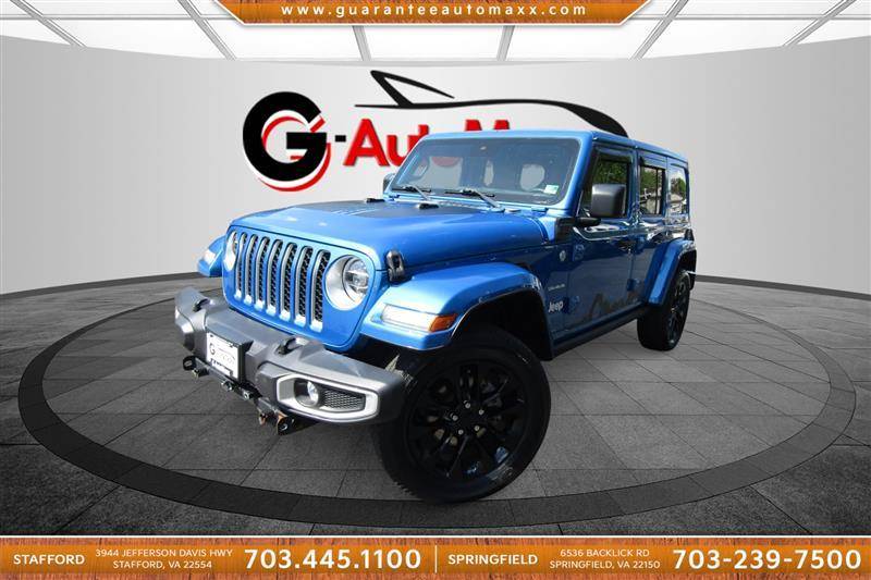 2021 JEEP WRANGLER 4XE Sahara 4WD WE FINANCE BAD CREDIT