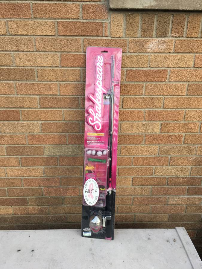 NEW - Shakespeare LADY FISH Spincasting Kit Combo