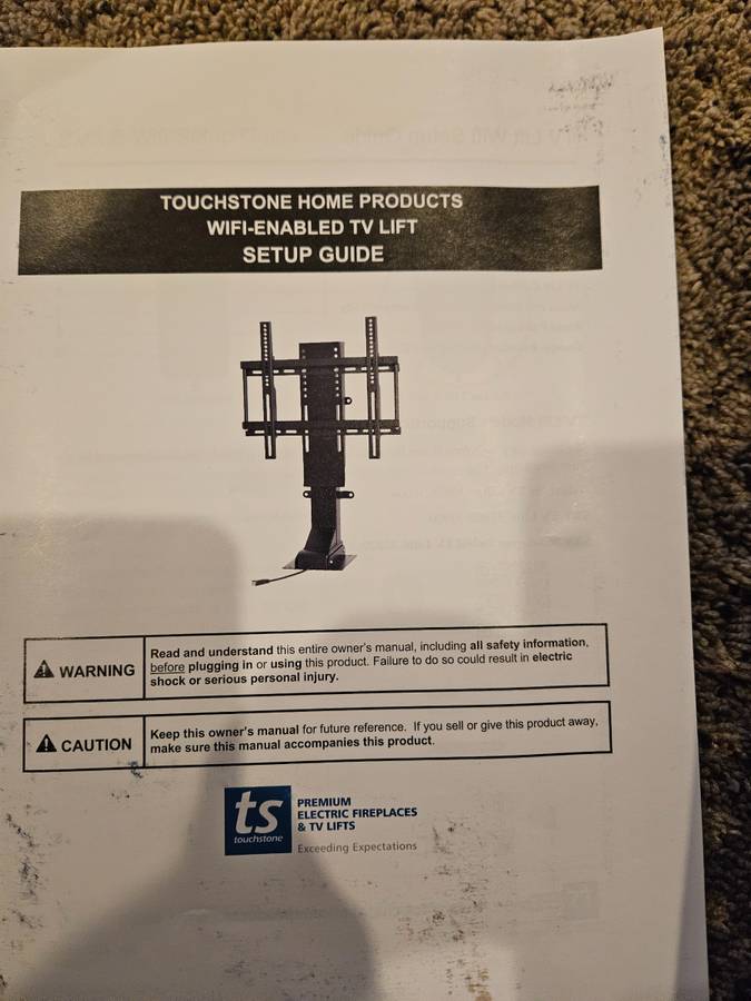 Motorized TV Lift