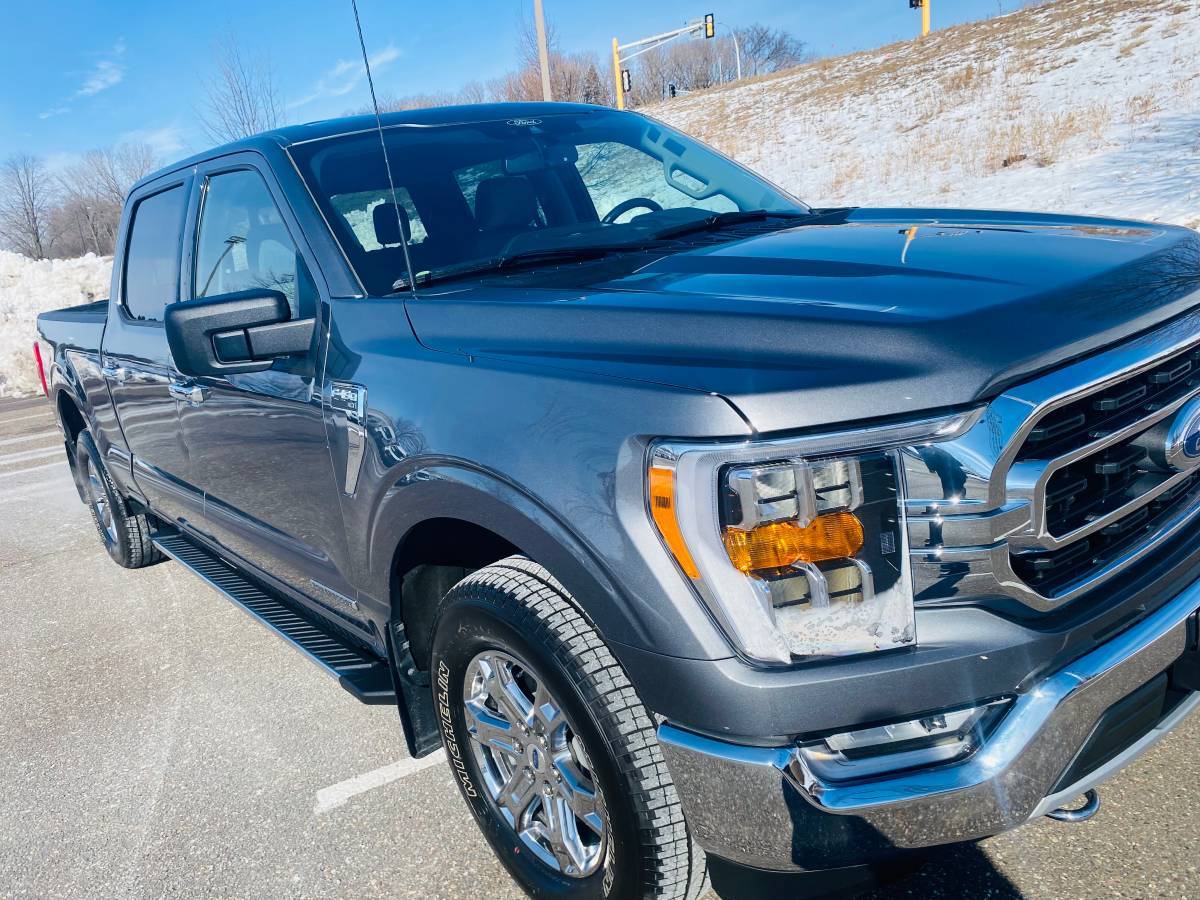 2021 FORD F150 POWERBOOST CREW CAB-4X4,GREY,6 PASSENGER,21K-RARE TRUCK