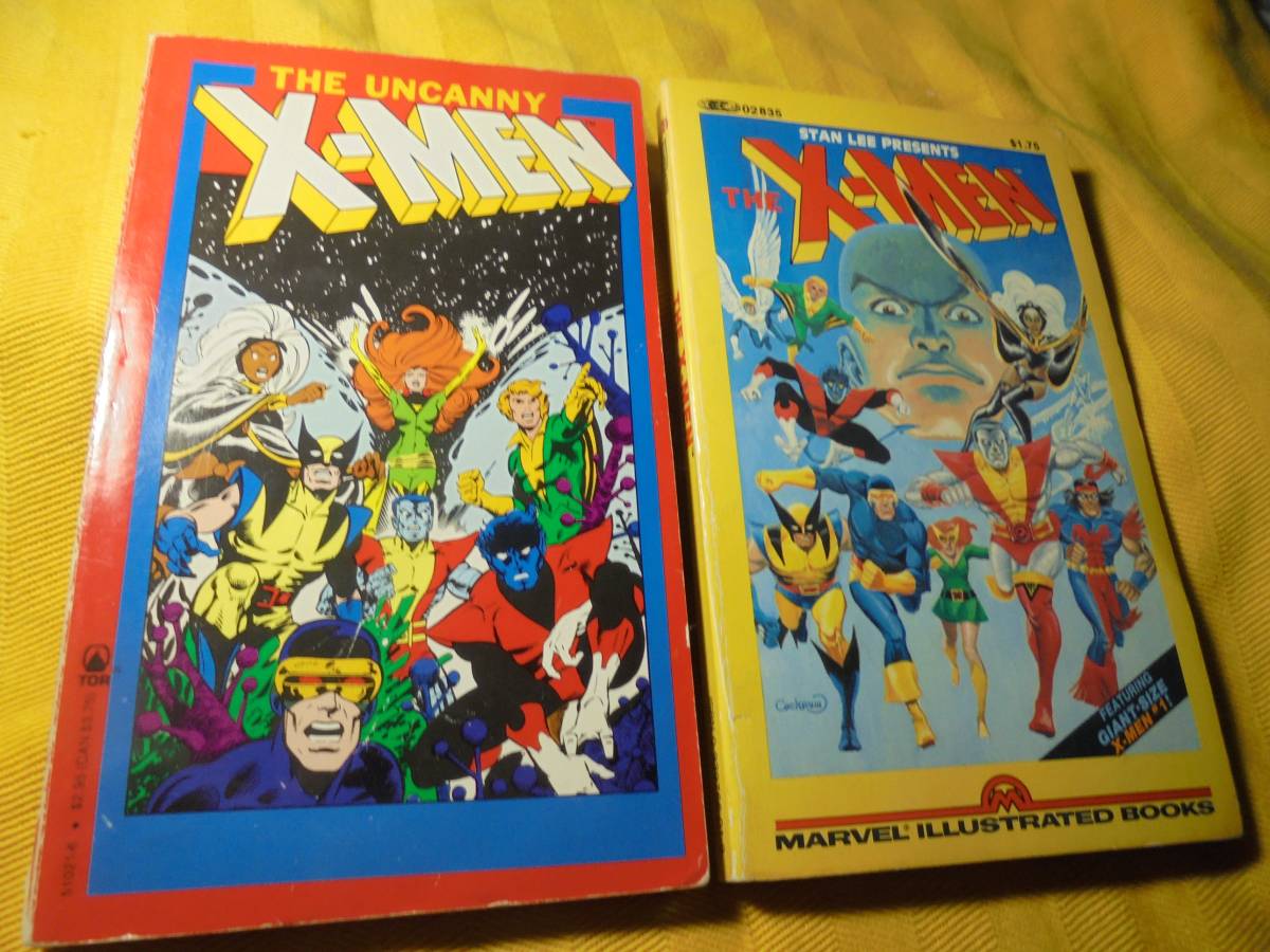 MARVEL Illustrated Books: The X-MEN & The AVENGERS Lot of Two!! 1982