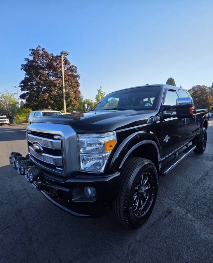 2014 Ford F350 4wd Super Duty Crew Cab Diesel 4x4 F-350 Platinum Picku