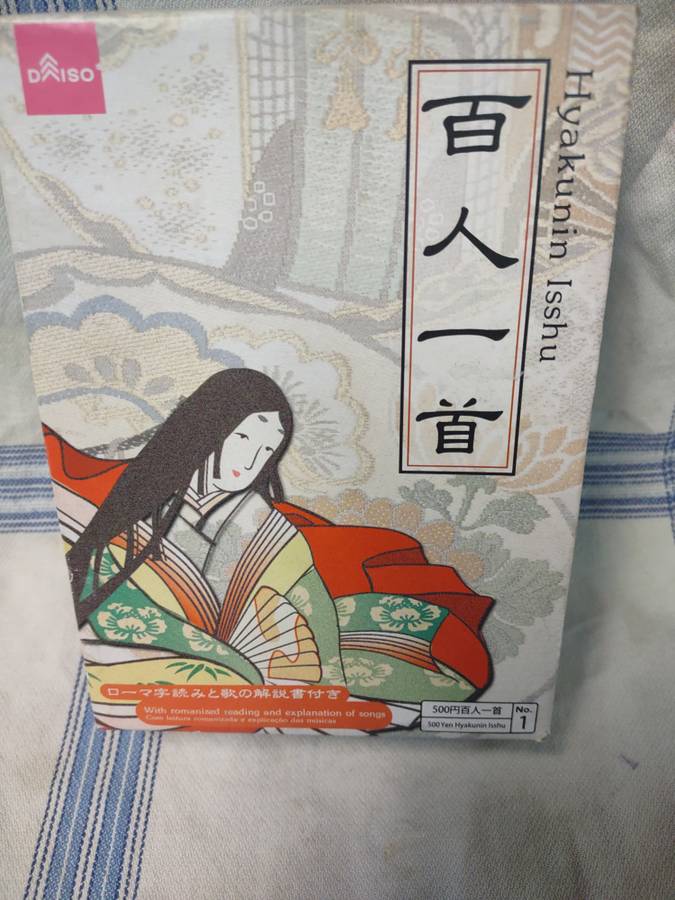 Hyakumnin Isshu One hundred poems card game