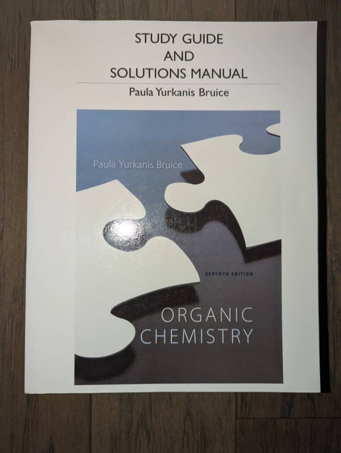 Organic Chemistry Study Guide and Student's Solutions Manual