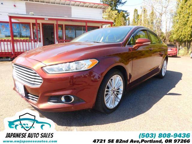 2016 Ford Fusion SE sedan Bronze Fire Metallic Tinted Clearcoat