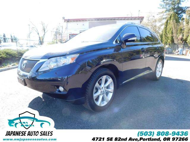 2010 Lexus RX 350 AWD suv Black Sapphire Pearl