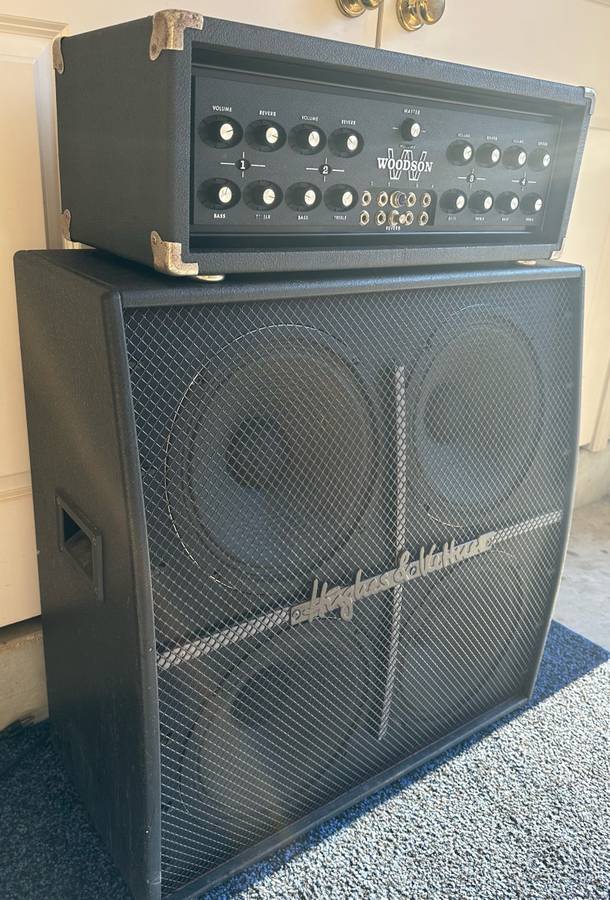 Woodson W200-8 Kustom Kasino Club clone PA amp head & Hughes & Kettner
