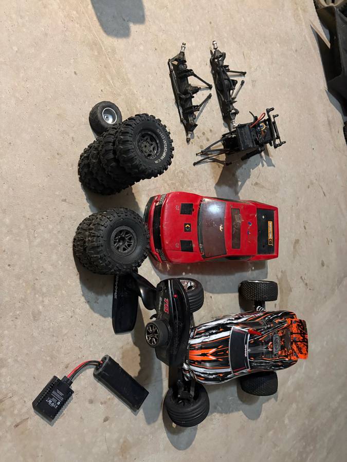 Traxxas Rustler and parts