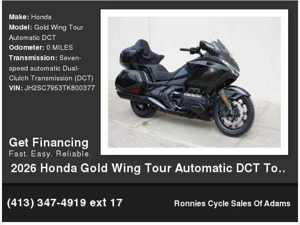 2026 Honda Gold Wing Tour Automatic DCT Touring