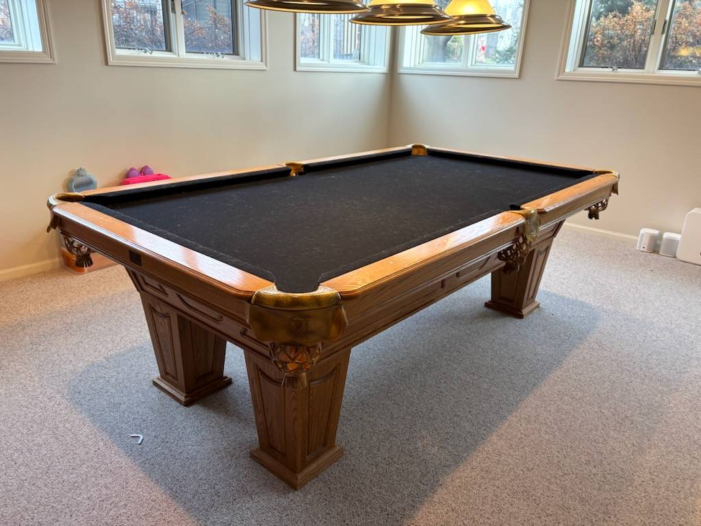 8ft Kasson Slate Pool Table - Delivery & New Felt - Ames, IA