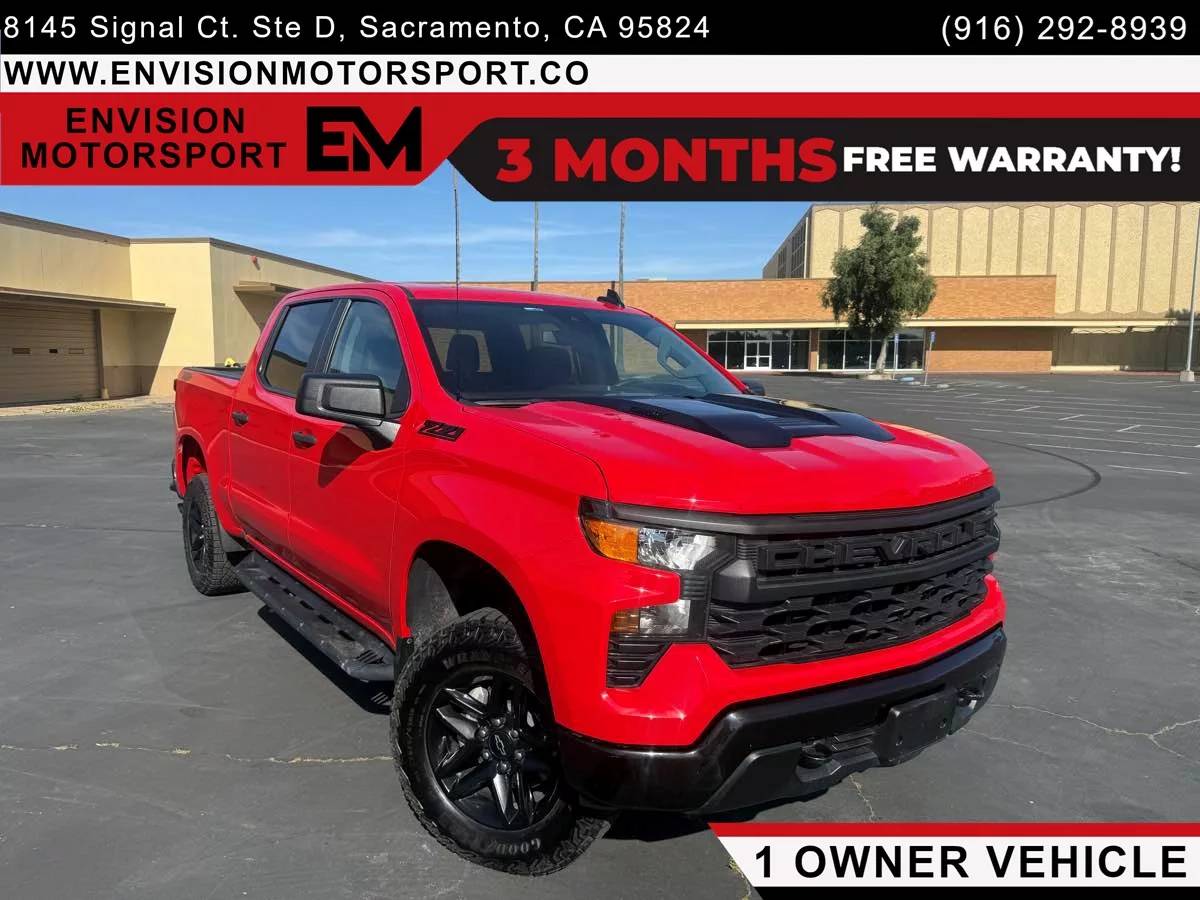 2024 Chevrolet Silverado 1500 Custom Trail Boss WE FINANCE 1 OWNER